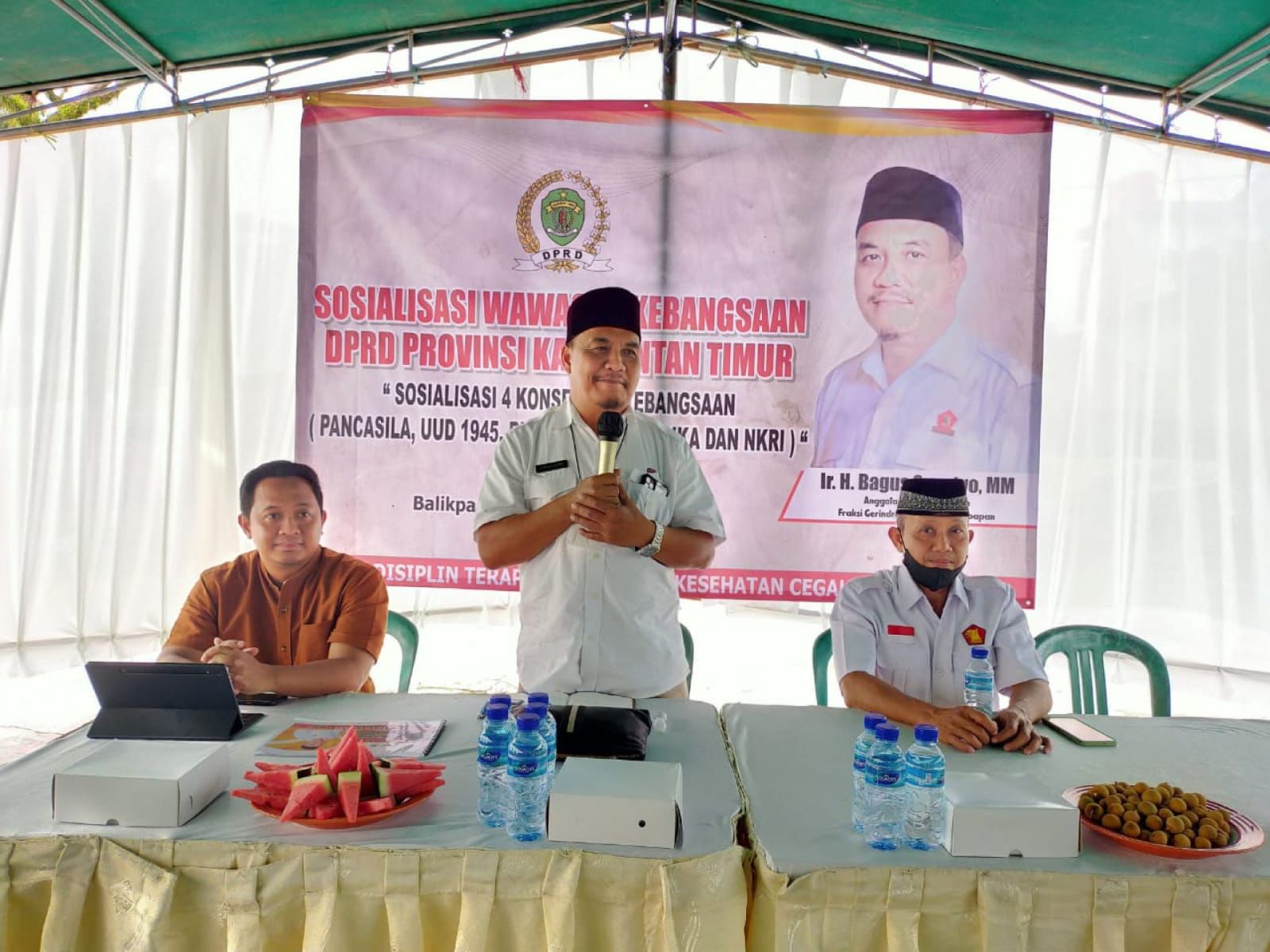 Bagus Susetyo Sosialisasikan Wawasan Kebangsaan Kepada Masyarakat Kelurahan Gunung Bahagia