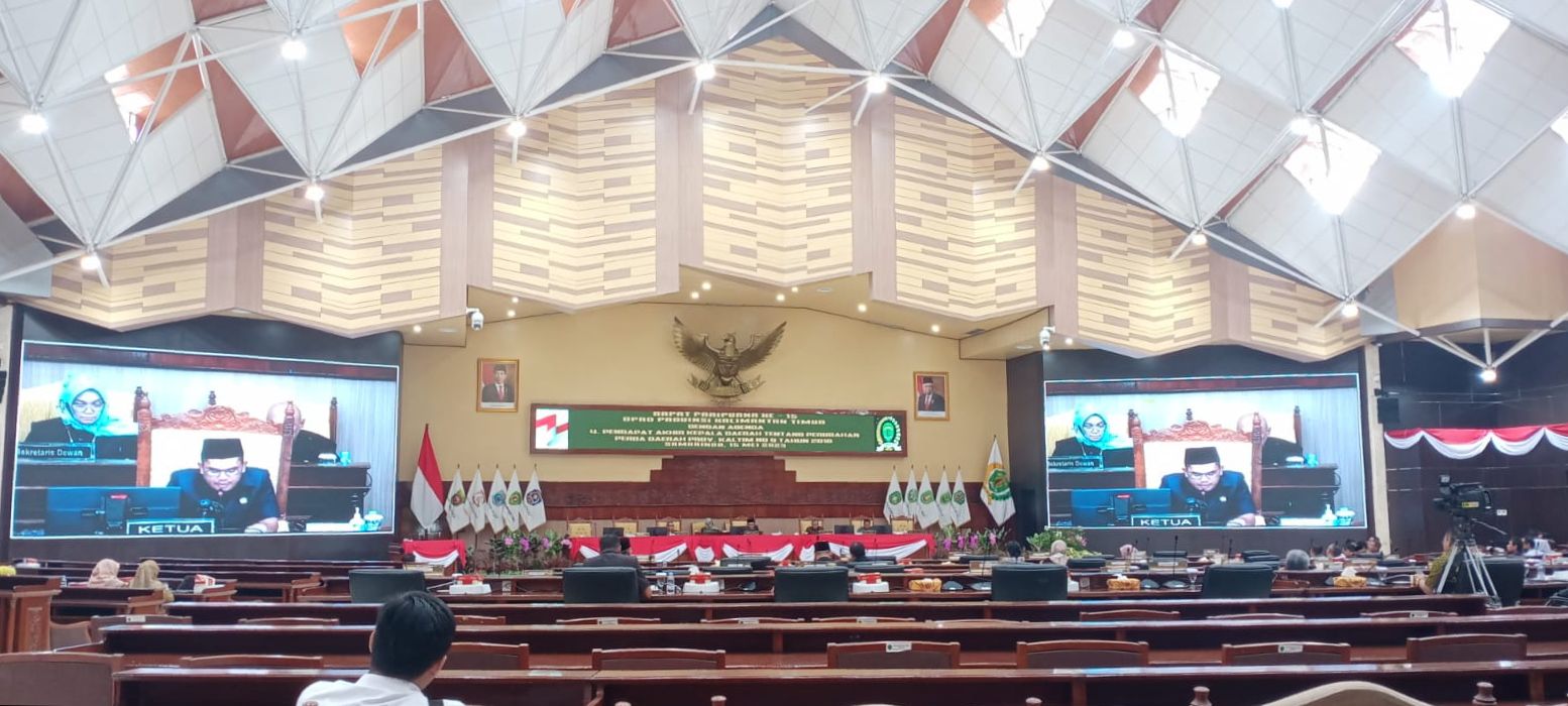 Rapat Paripurna ke-15, DPRD Kaltim Bahas Pencabutan dan Pengesahan Perda