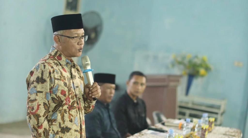 Samsun Sosialisasikan Wawasan Kebangsaan Kepada Satlinmas Loa Kulu