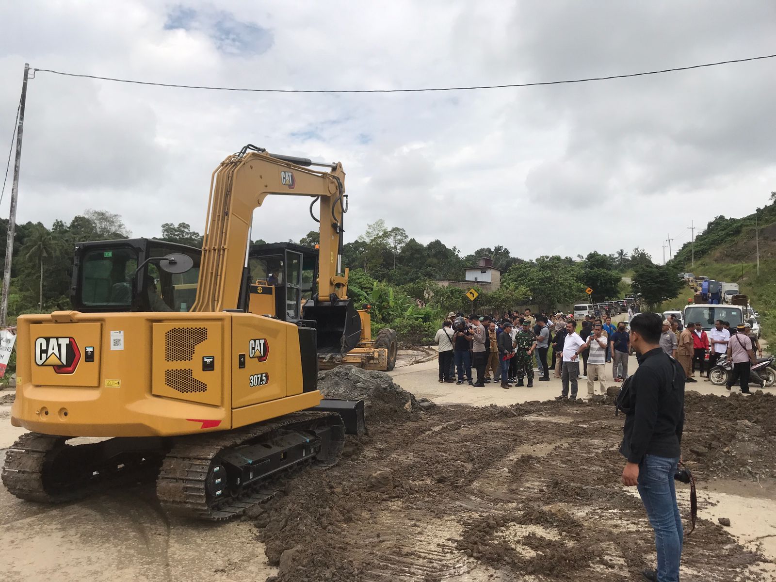 Blokade Jalan Ring Road II Dibongkar, Komisi I DPRD Kaltim Turun Langsung Mengawal