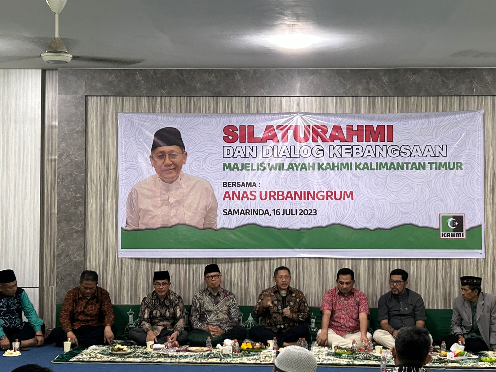 MW KAHMI Kaltim Menggelar Silaturahmi dan Dialog Kebangsaan Bersama Anas Urbaningrum