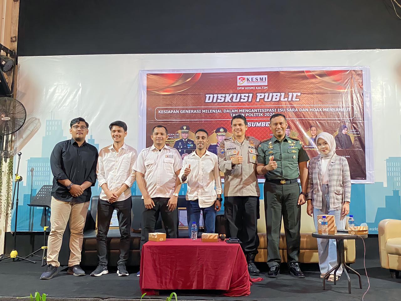Ajak Generasi Milenial, Kesmi Kaltim Siap Wujudkan Pemilu Damai
