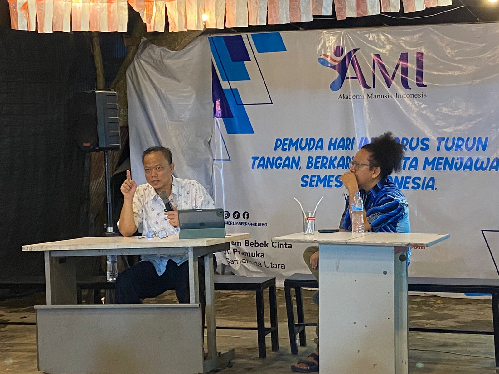 Ajak Generasi Muda Melek Politik, Owner Ayam Thorr Gelar Bincang Santai