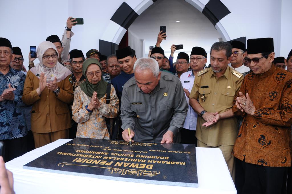 Gubernur Kaltim Resmikan Gedung Madrasah Darussalam International Boarding School, Upaya Meningkatkan Kualitas SDM Kaltim