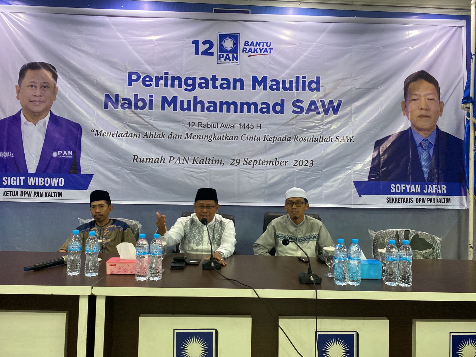 Peringati Maulid Nabi Muhammad SAW di Rumah PAN Kaltim, Sigit Ajak Kader Teladani Gagasan Rasulullah