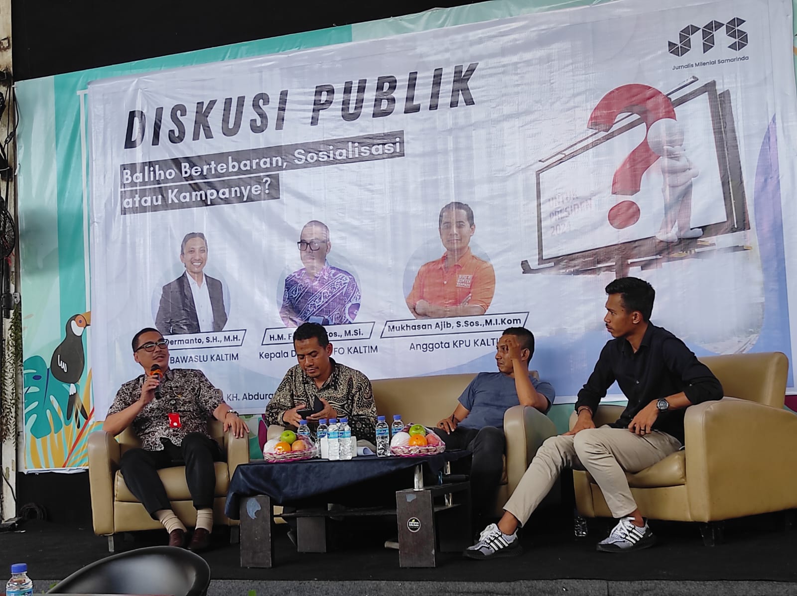 Pemilu 2024, JMS Gelar Diskusi Publik: Baliho Bertebaran, Sosialisasi atau Kampanye?