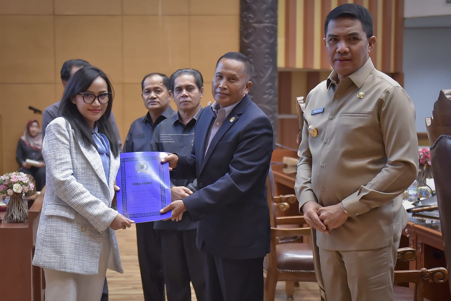 Persetujuan APBD TA 2024, Fraksi NasDem Miliki Pandangannya Sendiri