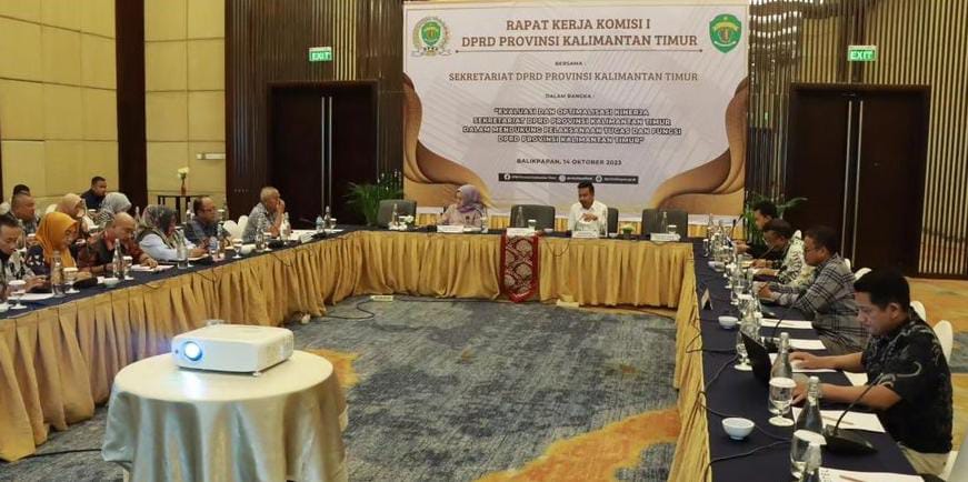 Komisi I DPRD Kaltim Gelar Raker Bersama Sekretariat DPRD di Balikpapan