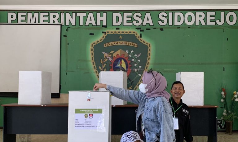 Pelaksanaan Pilkades Desa Sidorejo Berjalan Lancar
