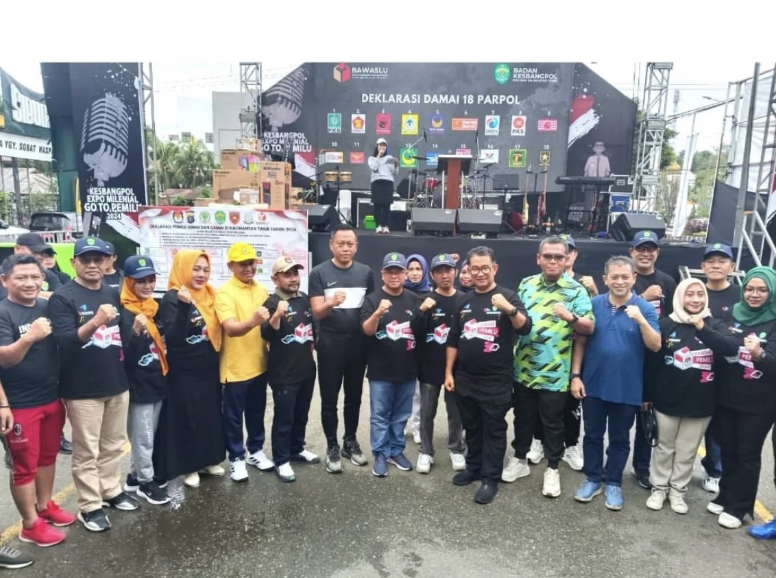 Sigit Wibowo Hadiri Jalan Santai dan Deklarasi Damai Pemilu Serentak 2024