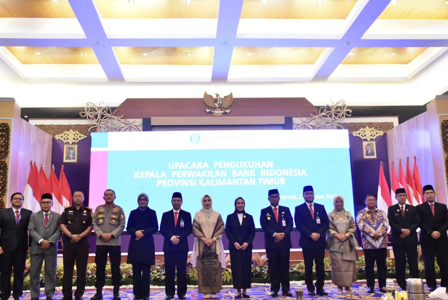 Hadiri Pengukuhan Kepala BI Kaltim, Sigit Wibowo Harap Tingkatkan Koordinasi dan Pembaharuan Program