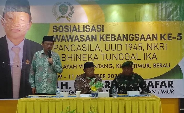 Tanamkan Jiwa Nasionalisme dan Patriotisme, Kaharuddin Jafar Gelar Sosialisasi Wasbang di Bontang