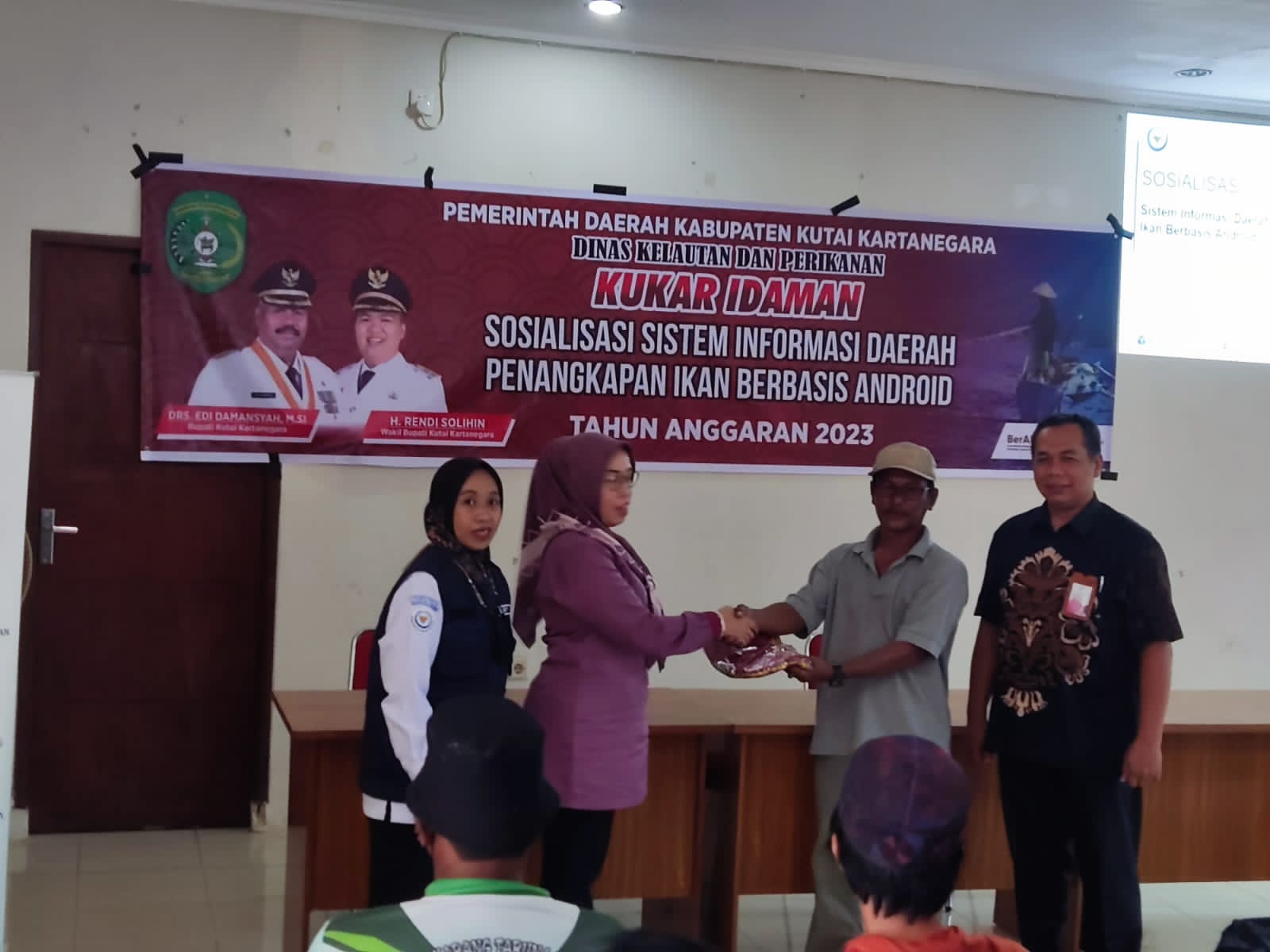 DKP Kukar Sosialisasikan Penggunaan Aplikasi Berbasis Android untuk Menunjang Aktivitas Nelayan