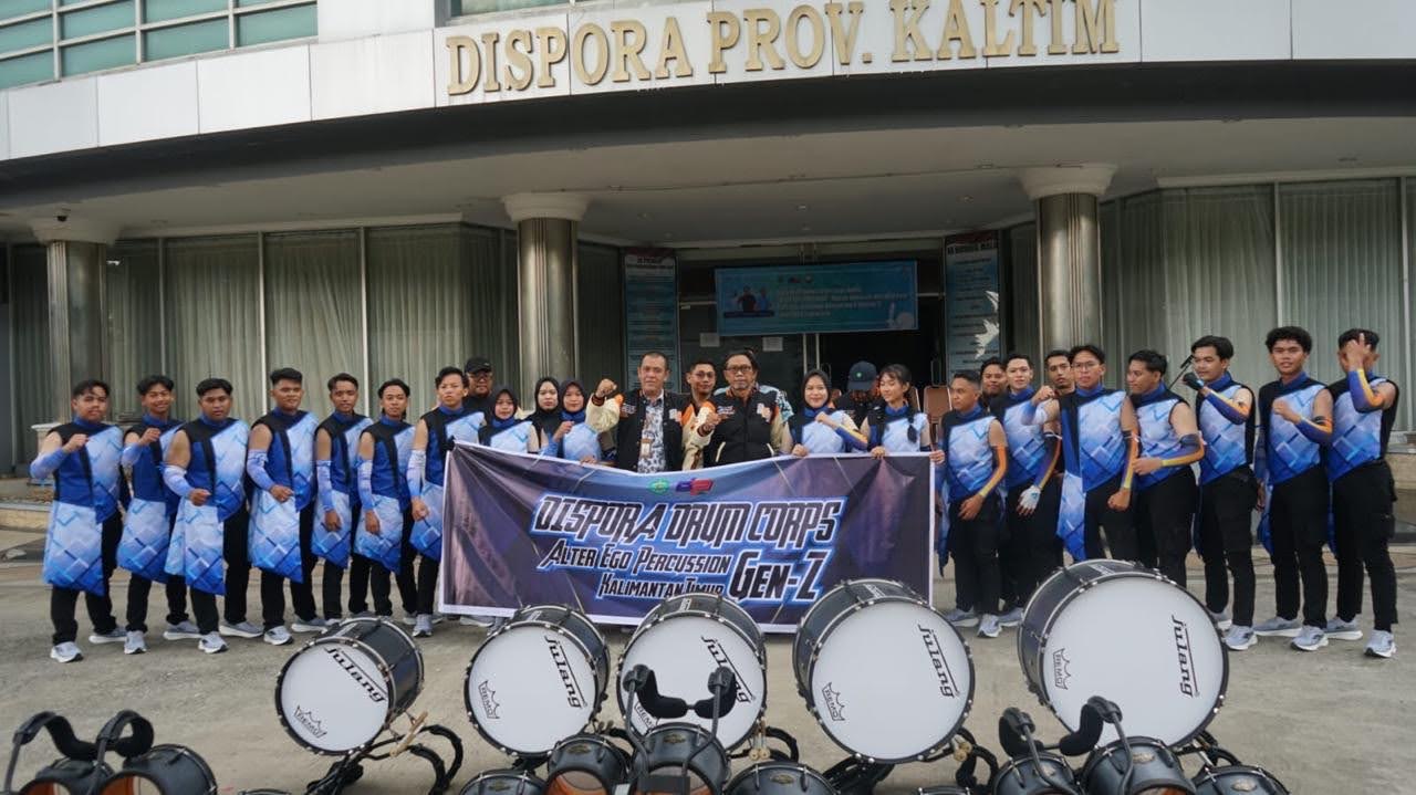 Lepas Kontingen Drum Corps untuk Kejuaraan Marching Band Piala Raja Hamengku Buwono X, Ini Harapan Kadispora Kaltim