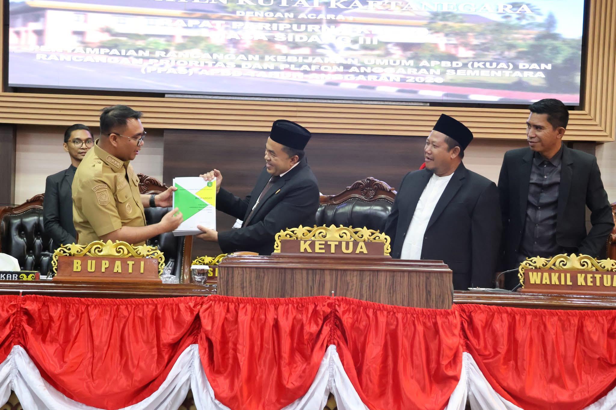 DPRD Kukar Gelar Rapat Paripurna Bahas KUA-PPAS 2026, Target APBD Capai Rp7,3 Triliun