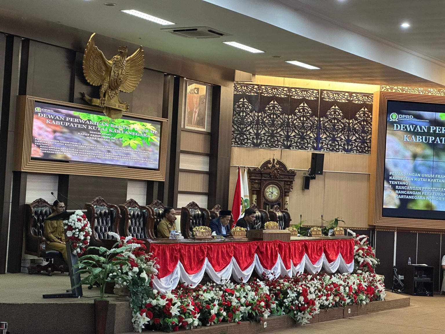 DPRD Kukar Gelar Paripurna ke-32, Bahas Kawasan Tanpa Rokok dan Perubahan Perda Pajak Daerah