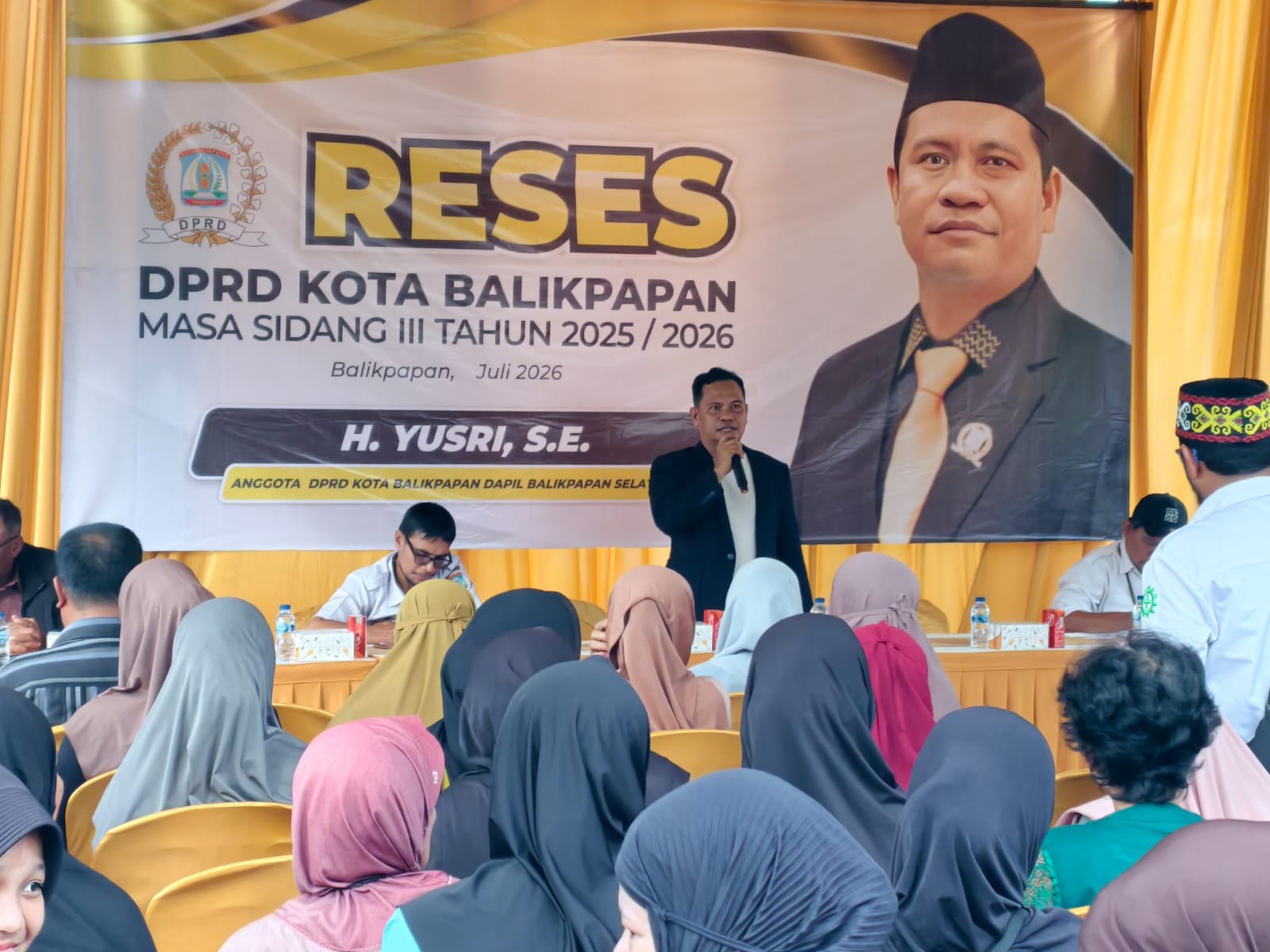 Air Bersih Jadi Keluhan Utama Warga Saat Reses H. Yusri di Sepinggan