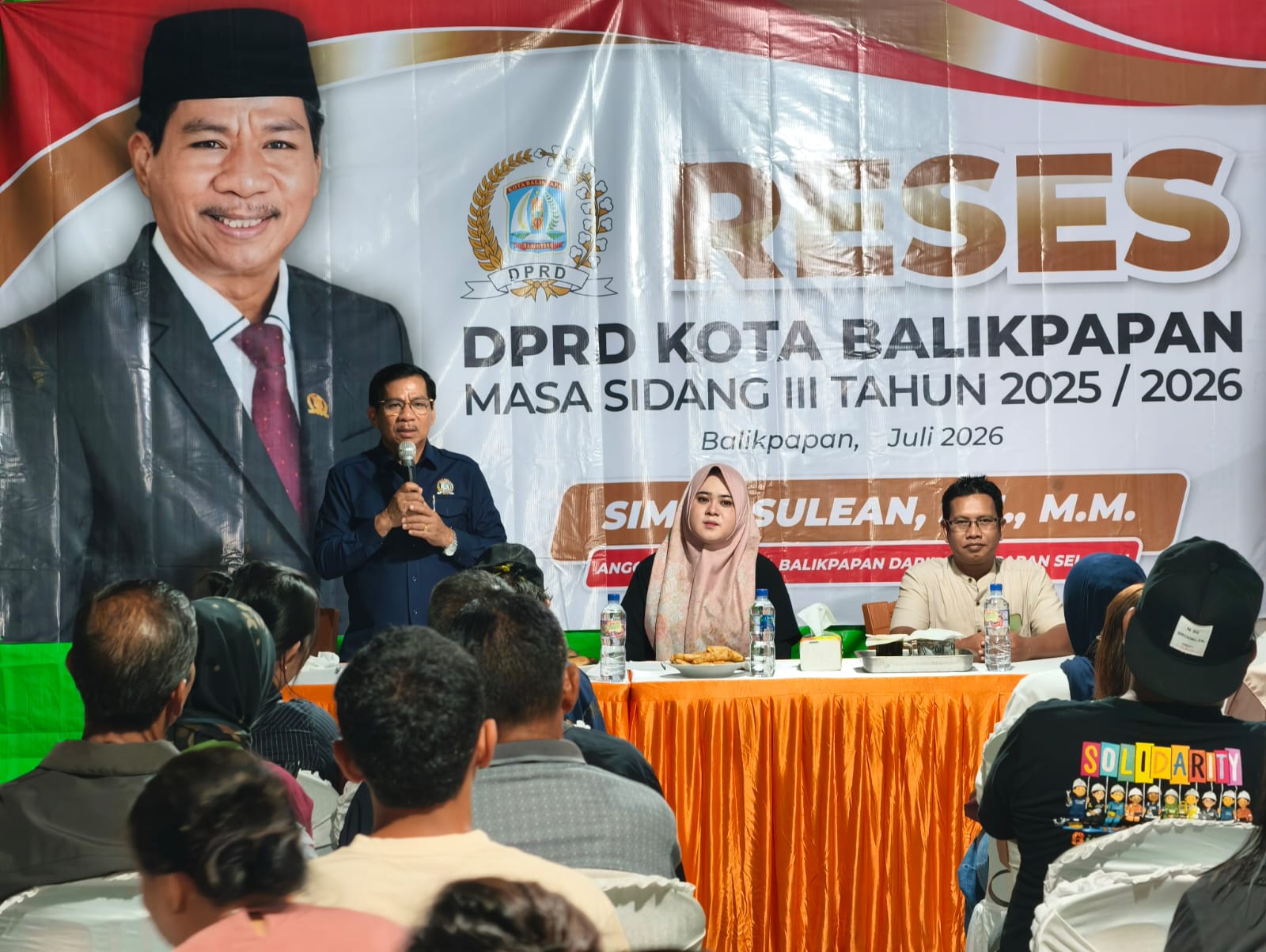 Keluhan Air Bersih dan SPMB Mendominasi Reses Simon Sulean di Sungai Nangka